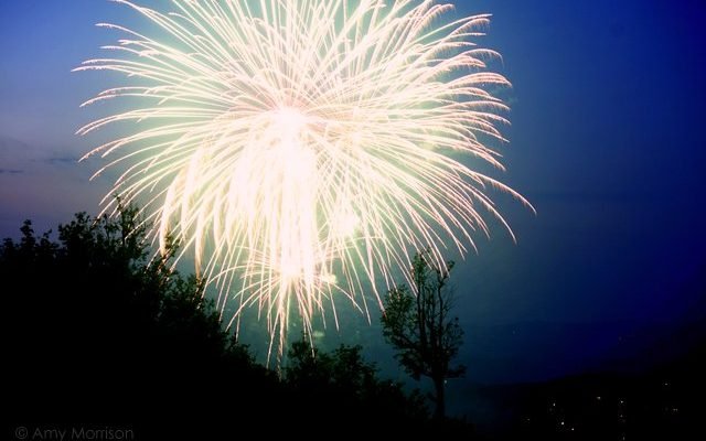 Fireworks at Beech Mountain, NC