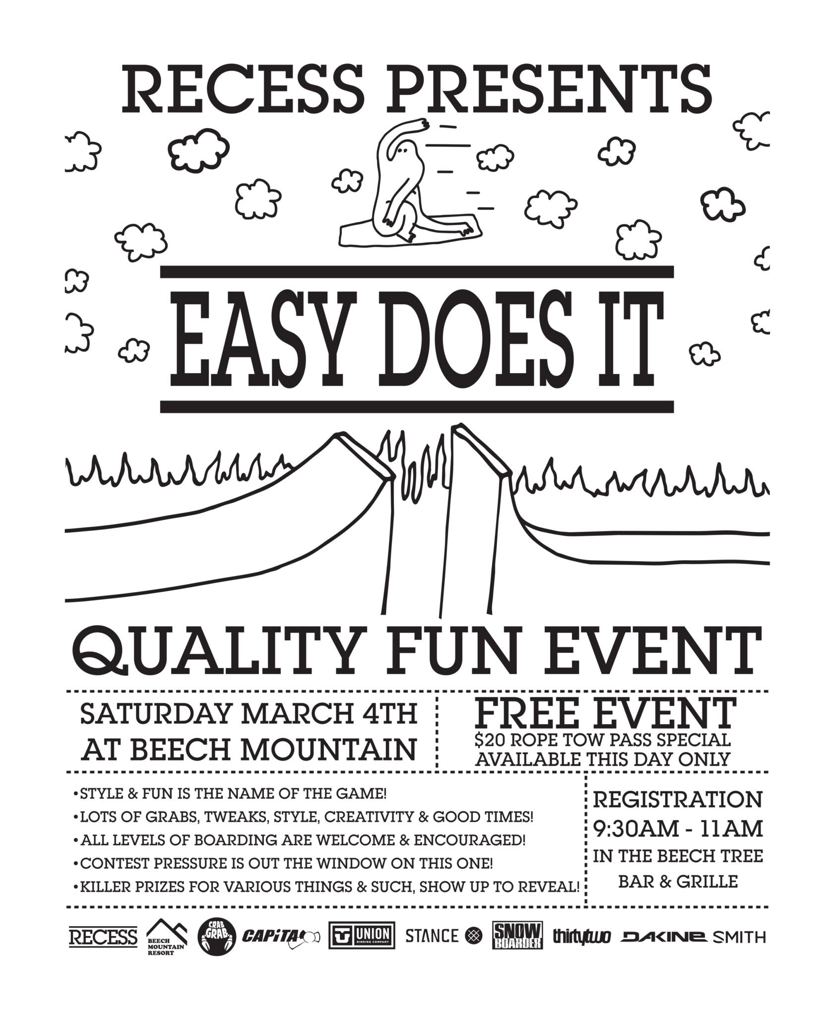 recess presents easy does it