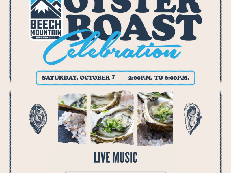 Flyer for the 6th Annual Oyster Roast Celebration! Join us on Oct 7 for live music, kids' fun, tasty oysters & more. Free event with full bar & food options!